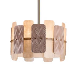 Mikado Blush Chandelier - 6 Lights