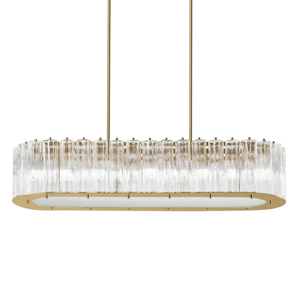 Drum Oval 9 Light Chandelier